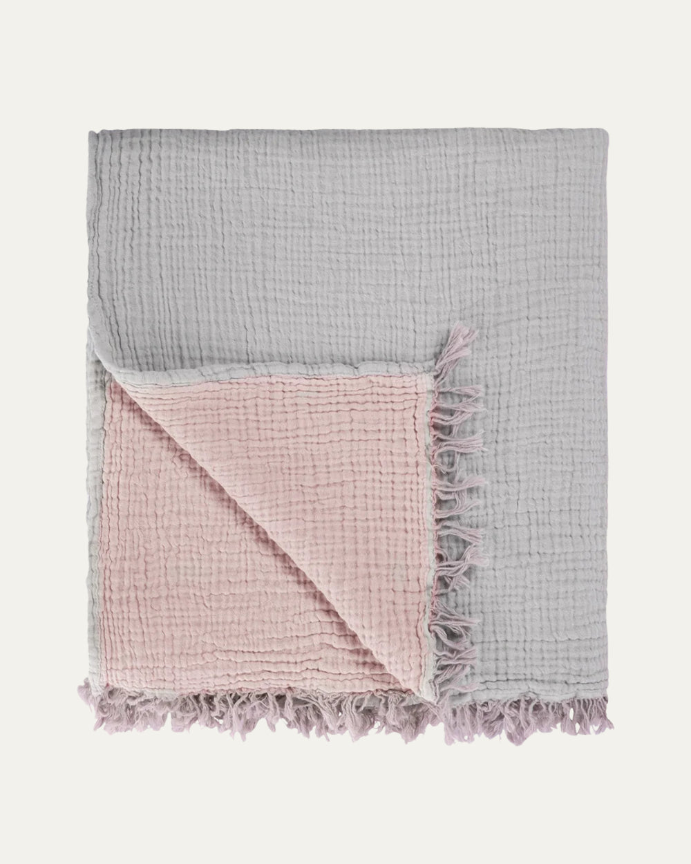Couchdecke Crinkled Baumwolle