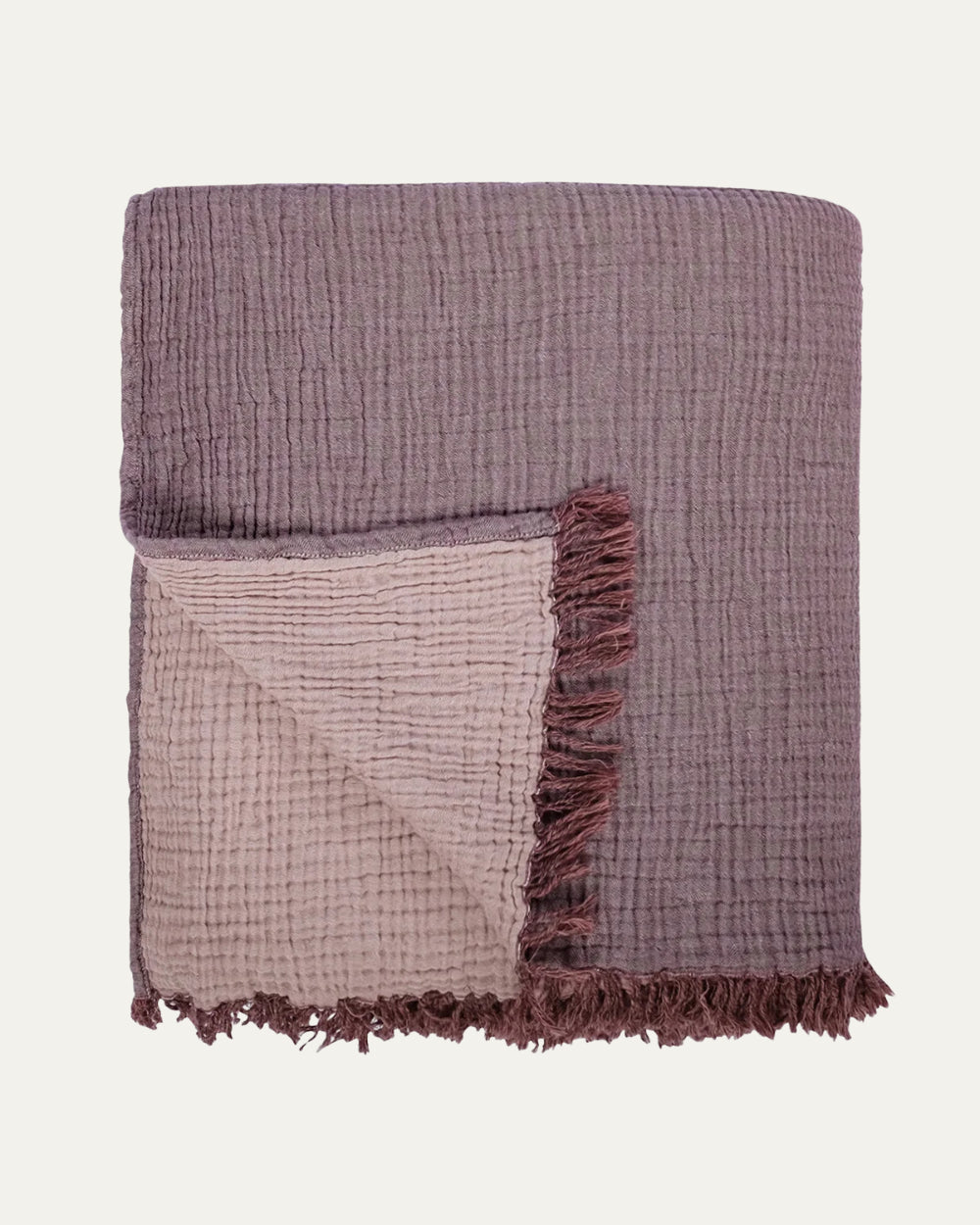 Couchdecke Crinkled Baumwolle