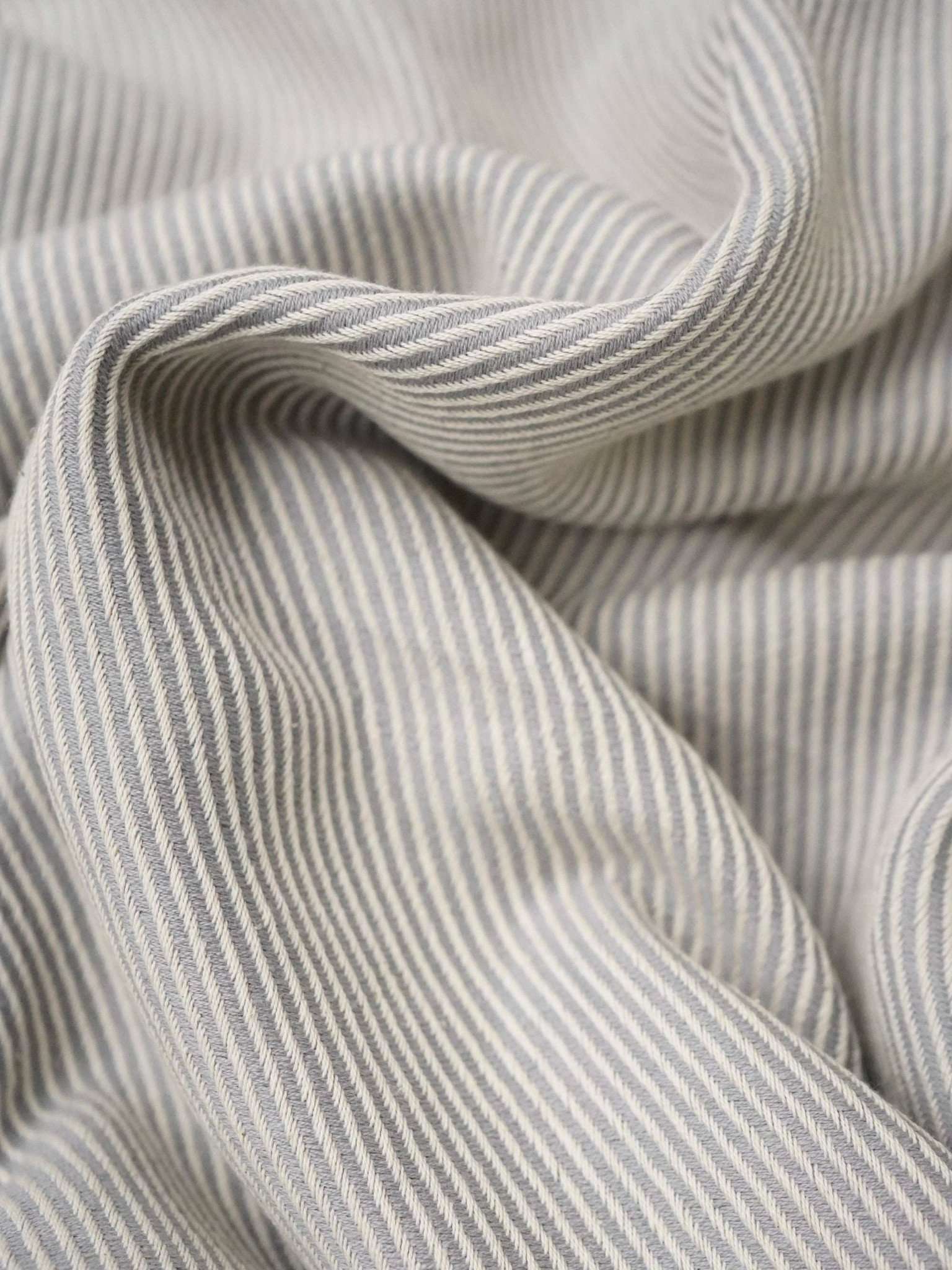 Hamamtuch Sauna gestreift hellgrau