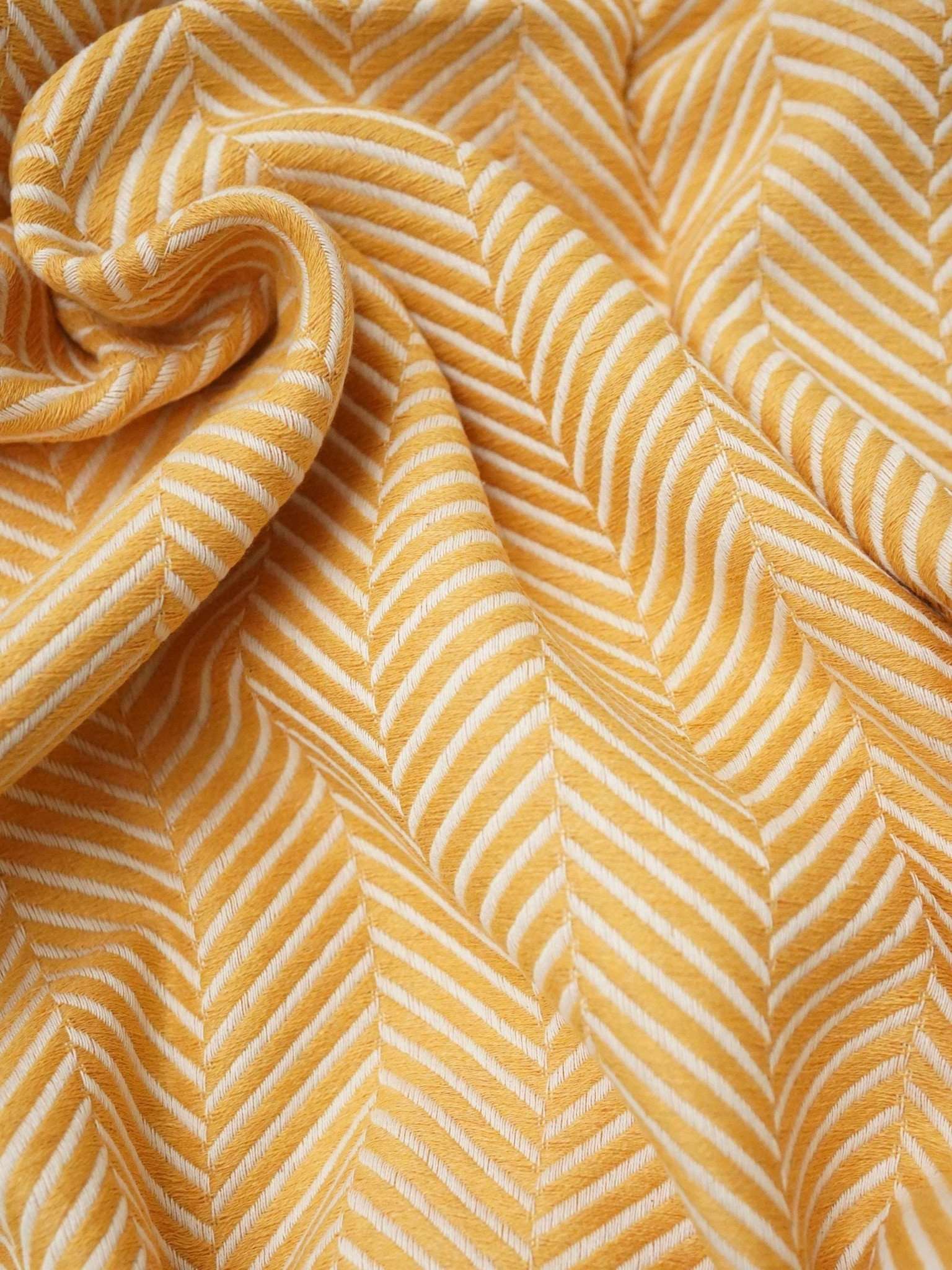 Hamamtuch Sauna Fischgraete gelb