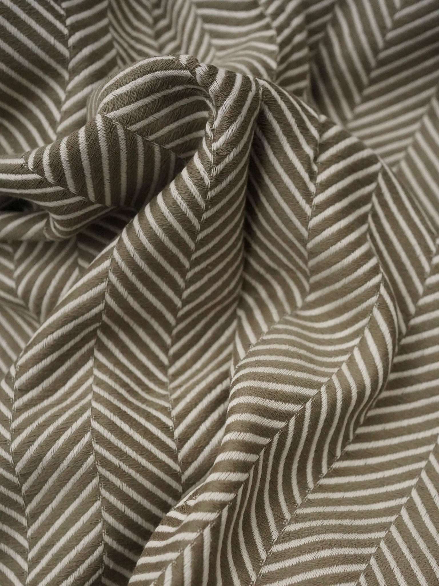 Hamamtuch Sauna Fischgraete olivgrün