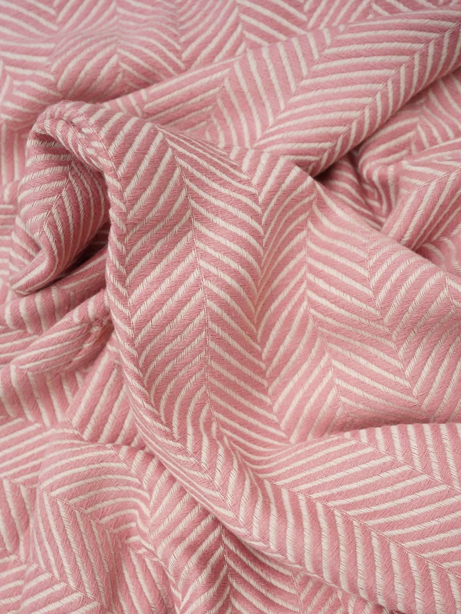 Hamamtuch Sauna Fischgraete rosa rosé