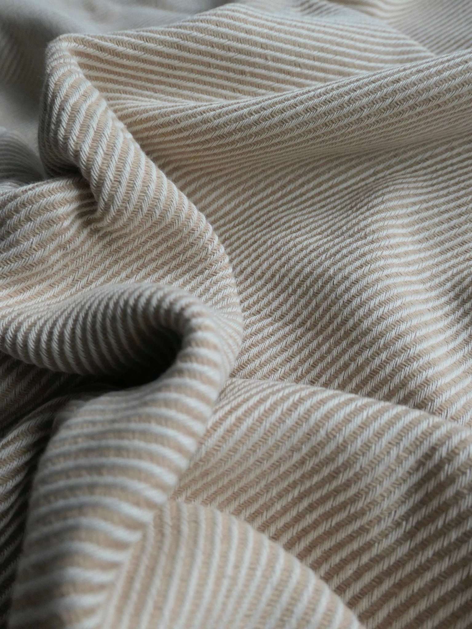 Hamamtuch Sauna gestreift beige