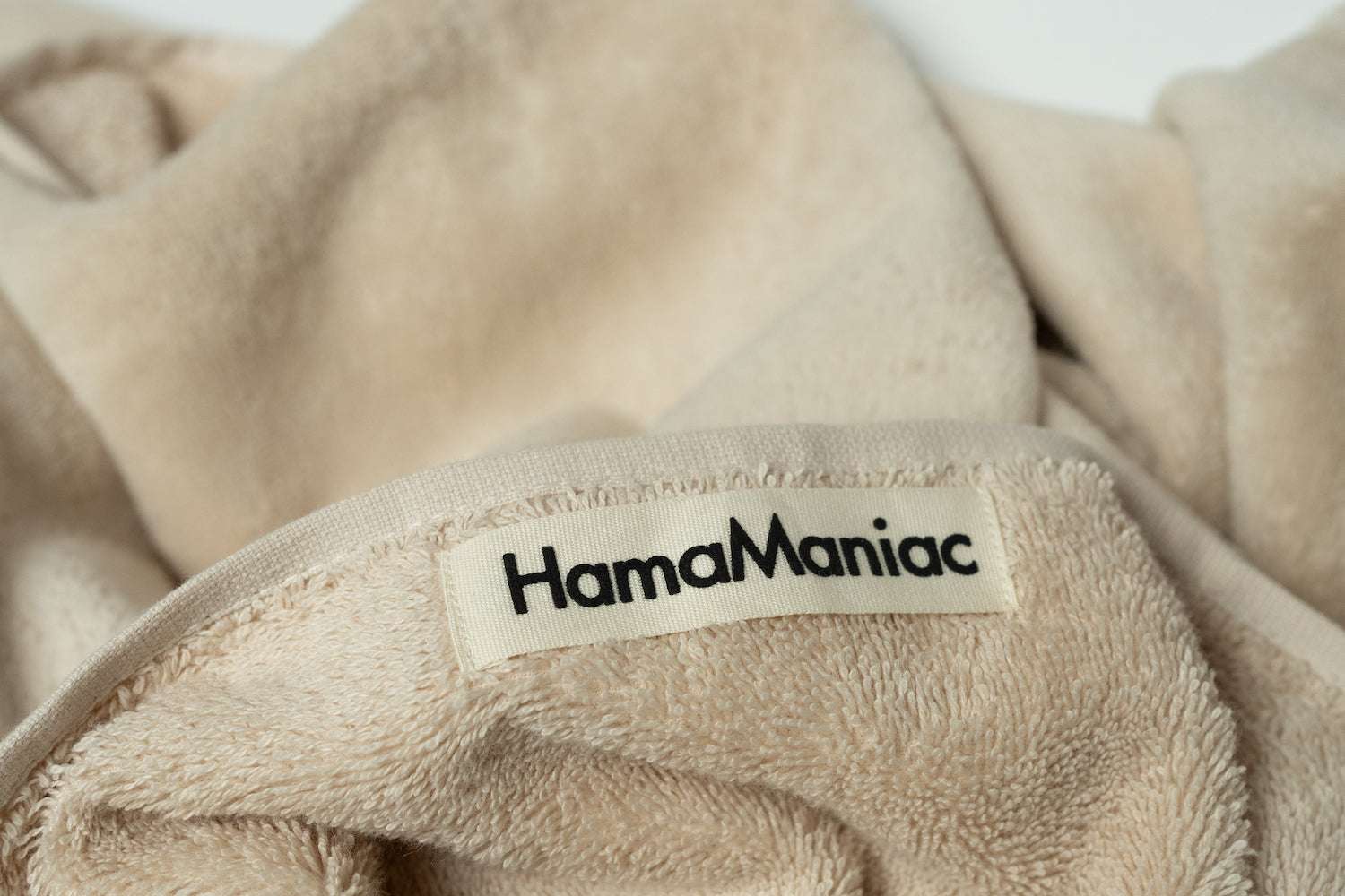 Handtuch Towel Bio Baumwolle creme natur