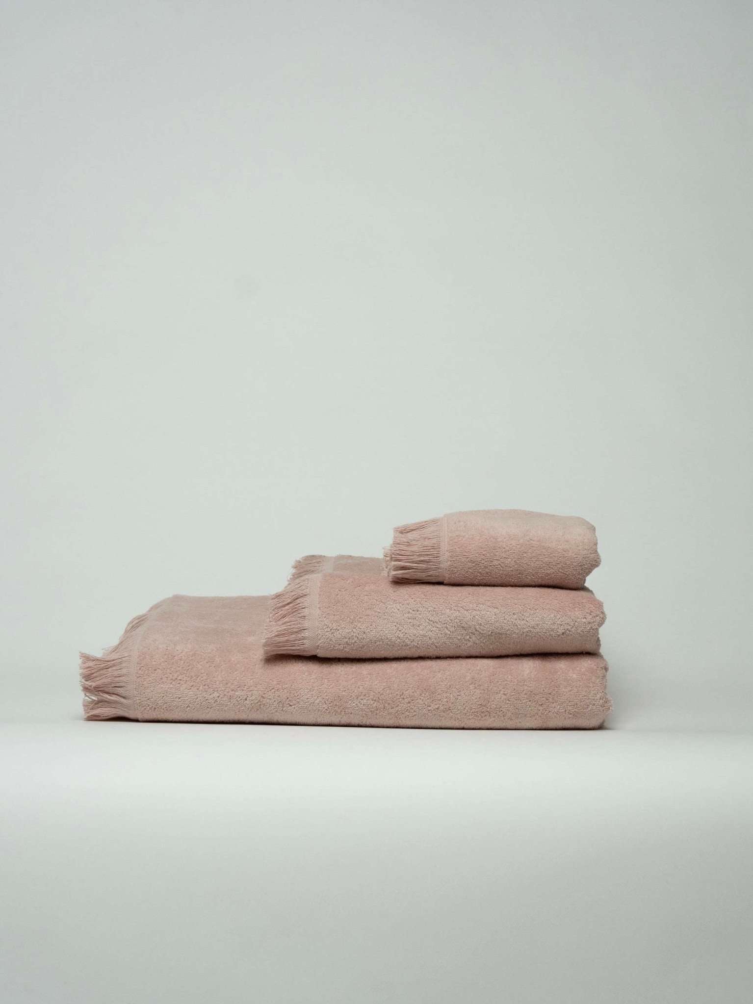 Handtuch Towel Bio Baumwolle rosa rosé